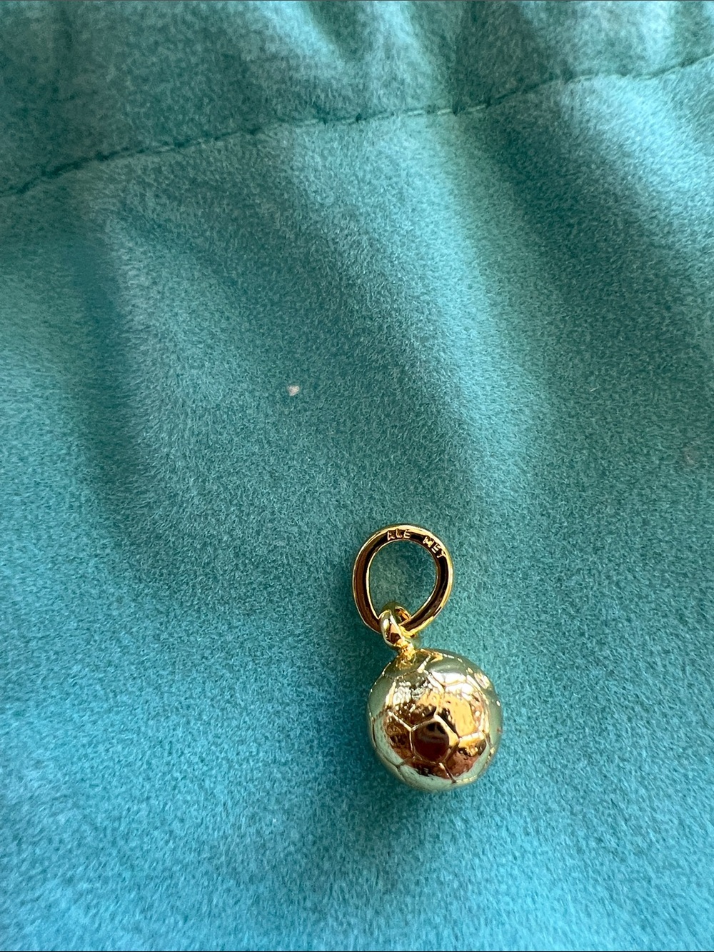 Pandora Gold Soccer Ball Charm - Picture 3 of 3